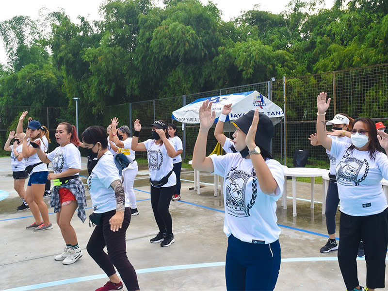 Micara Estates-Tanza homeowners participating in a Zumba session.