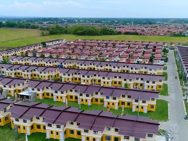 Monticello Villas aerial shot, a Profriends Community in Pavia Iloilo.